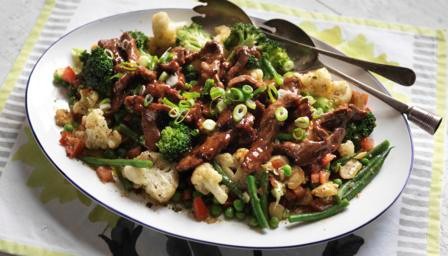 Beef in oyster sauce