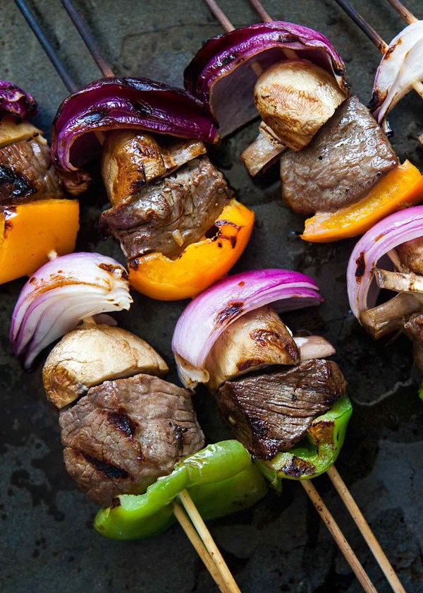Beef kebabs