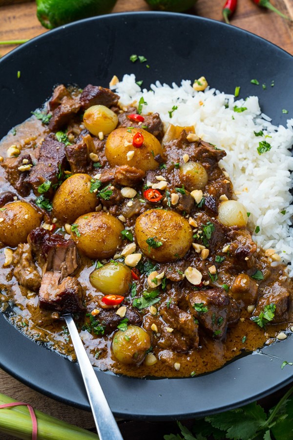 Beef massaman curry