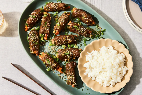 Beef negimaki