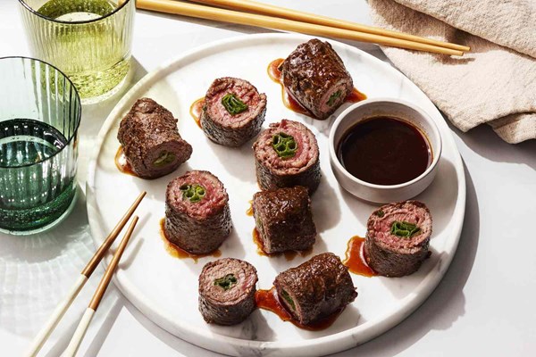 Beef negimaki