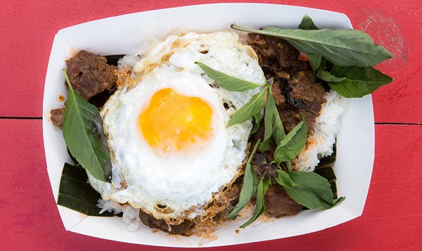Beef panang curry