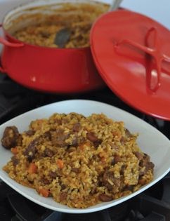 Beef pelau