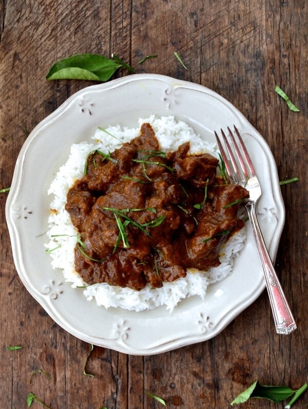 Beef rendang