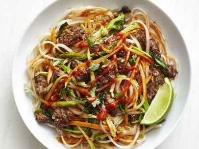 Beef satay noodles