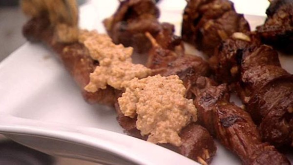 Beef satay (Satay sapi)