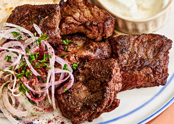 Beef shish kebab