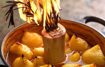 Beef short rib and onion cottage pie