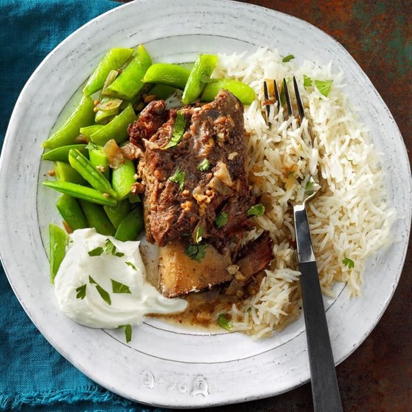 Beef short ribs vindaloo