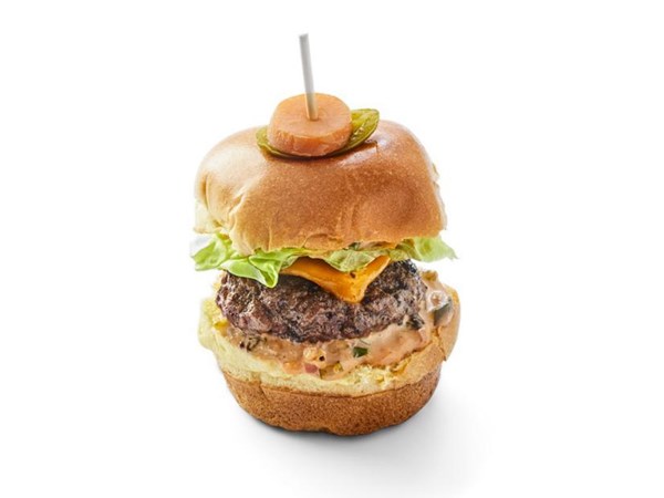 Beef sliders with chipotle special sauce 