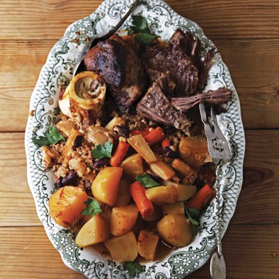 Beef stew (Cholent)