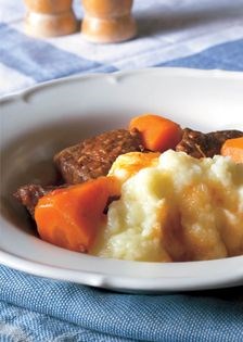 Beef stew with carrots