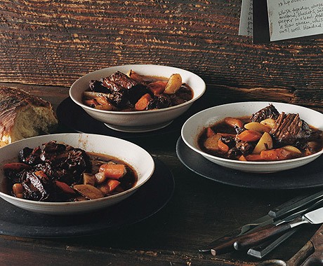 Beef stew with potatoes and carrots