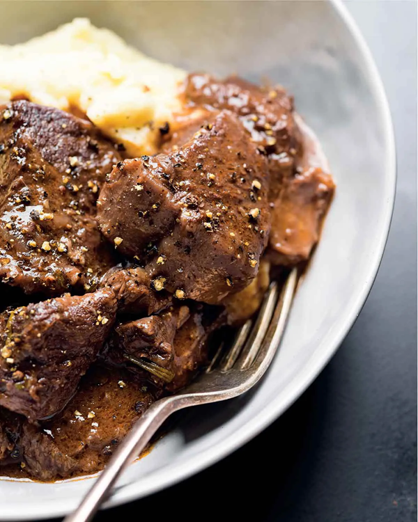 Beef stew with red wine