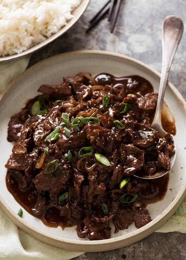 Beef stir fry with honey pepper sauce