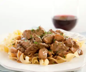 Beef Stroganoff
