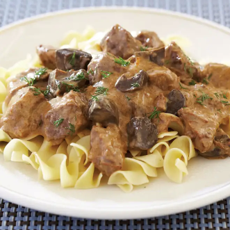 Beef Stroganoff