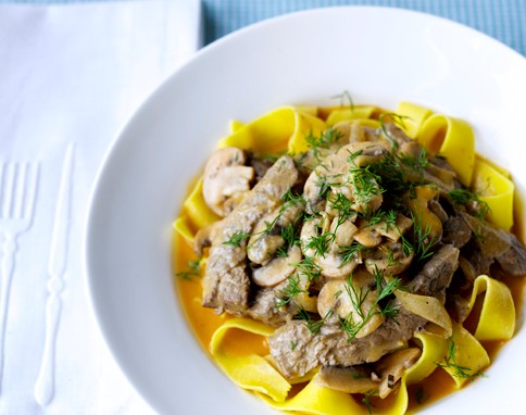 Beef Stroganoff