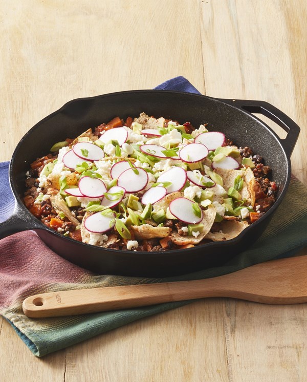 Beef taco skillet