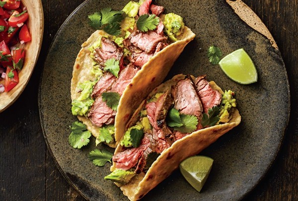 Beef tacos (inspired by Aziz Ansari)