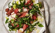 Beef tagliata salad