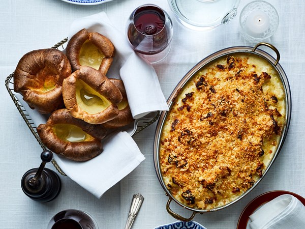 Beef tallow-baked Yorkshire pudding