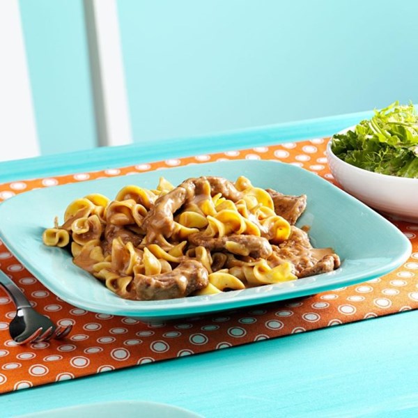 Beef tenderloin Stroganoff