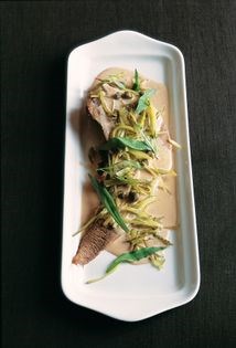 Beef tongue in Madeira sauce (Langue de boeuf sauce Madère)