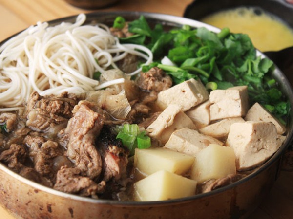 Beef trim sukiyaki
