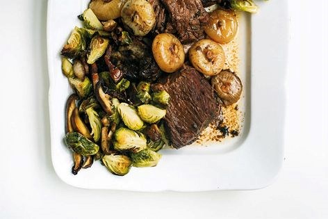 Beef with winter savory and cipollini