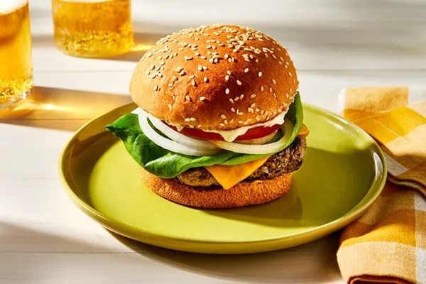 Beefy black olive burgers