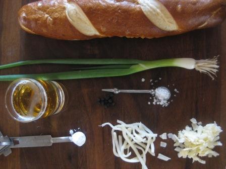 Beer and pretzels (IPA fondue)
