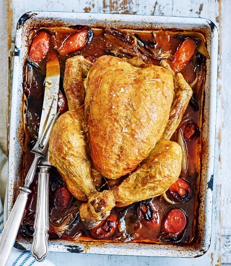 Beer and shallot chicken