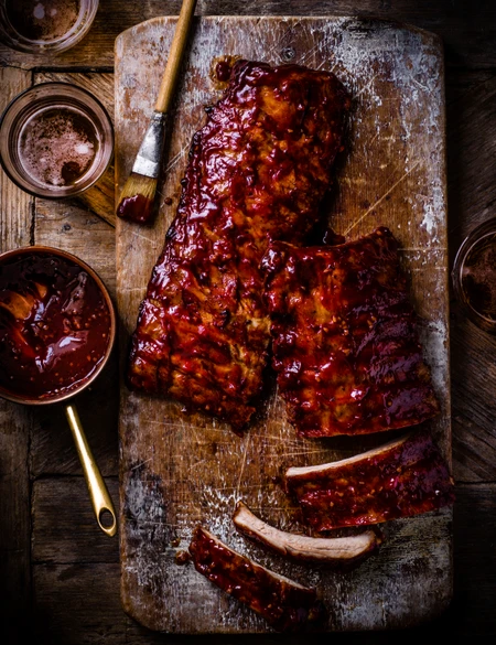 Beer-B-Q ribs