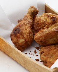 Beer-battered buttermilk fried chicken
