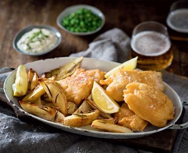 Beer-battered fish