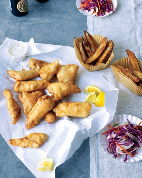 Beer-battered fish