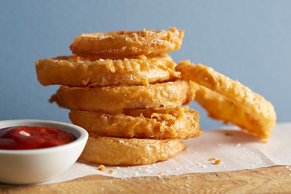 Beer battered onion rings