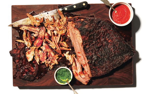 Beer-braised brisket