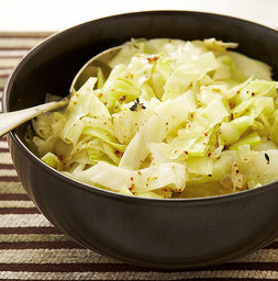 Beer-braised cabbage