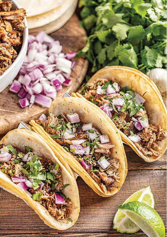 Beer-braised carnitas