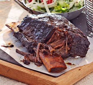 Beer-braised short ribs