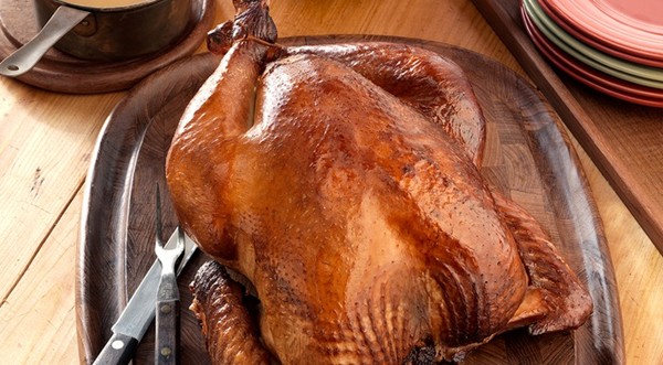Beer-brined turkey