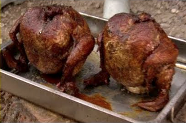 Beer can chicken