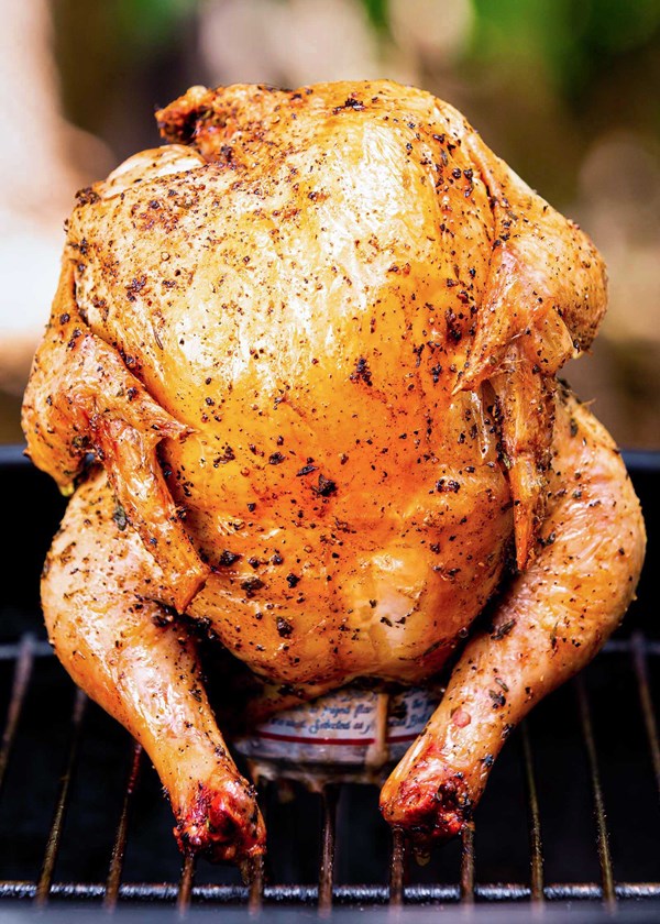 Beer can chicken