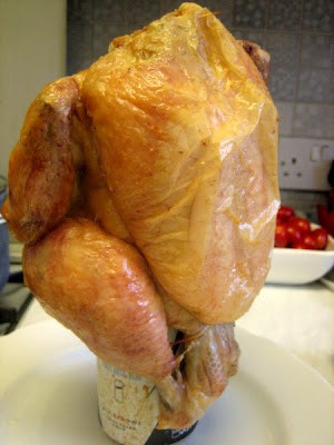 Beer can chicken