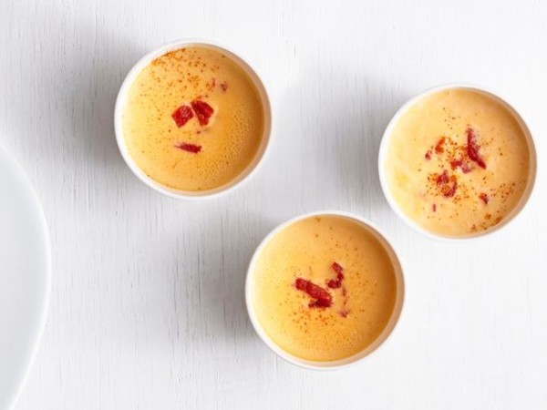 Beer cheese soup shooters