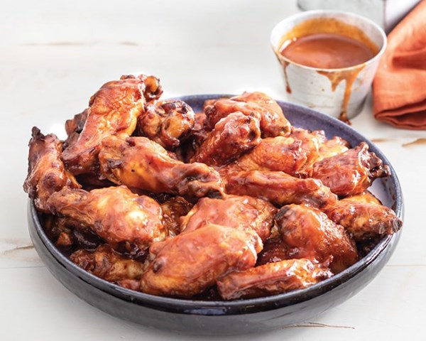 Beer-marinated chicken wings
