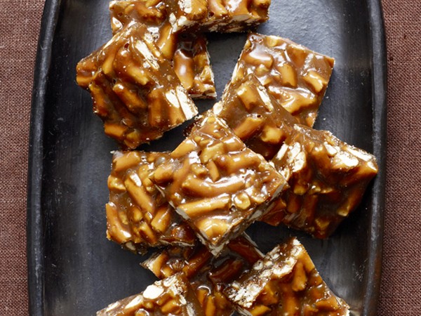 Beer-pretzel caramels