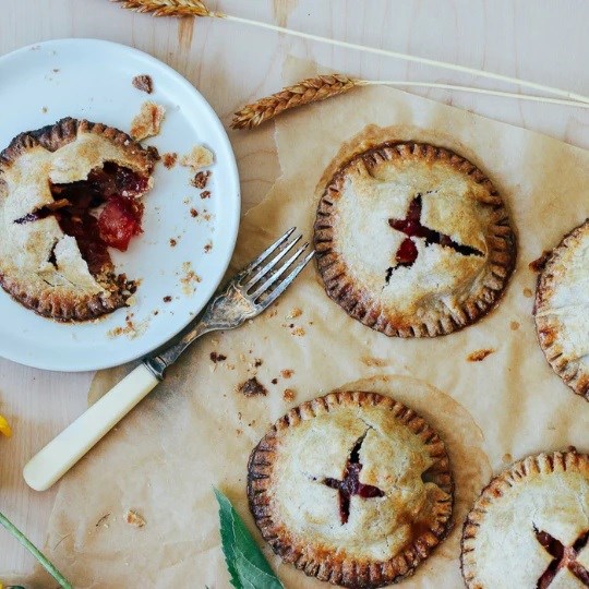 Beet & apple hand pies